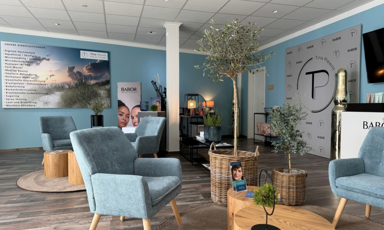 Empfangsbereich bei Tina Piewitt Beauty Concepts
