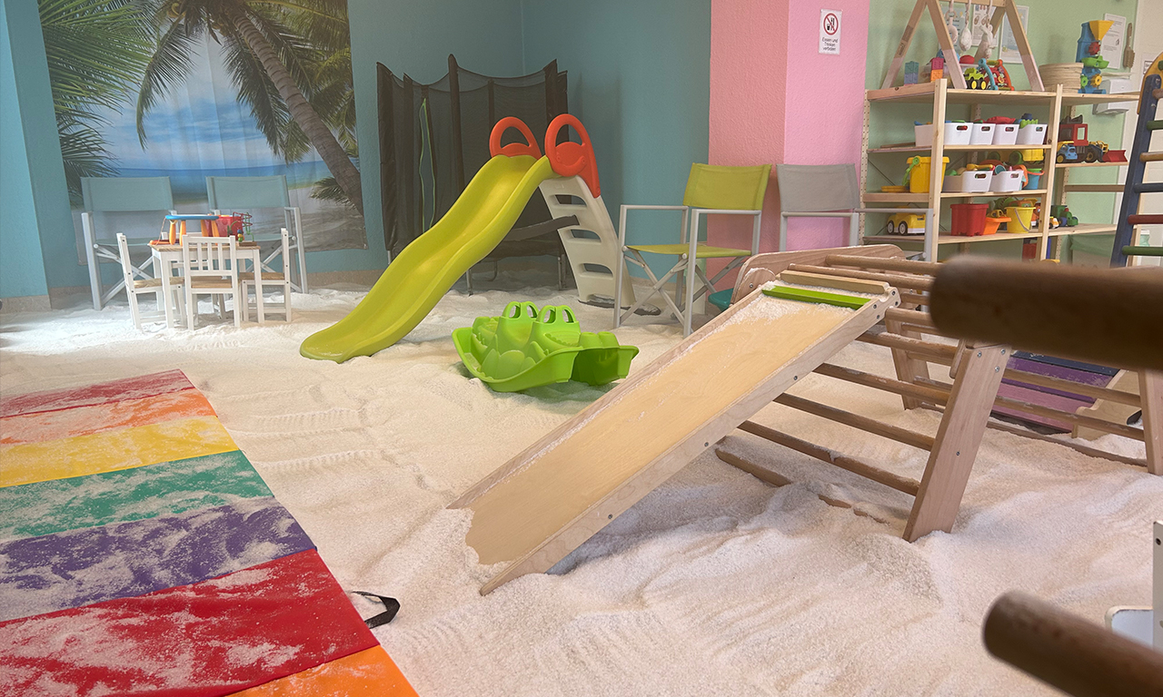 Rutschen bei Baby Beach