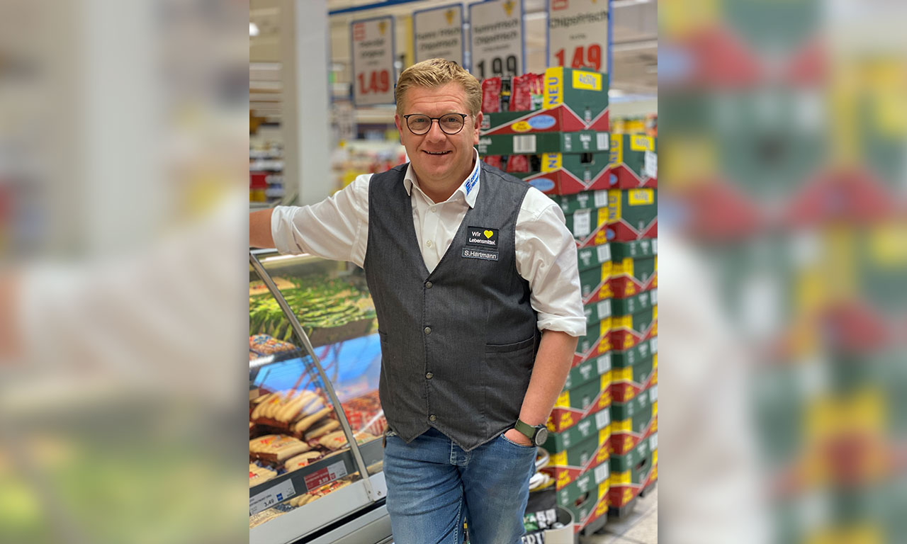 Edeka Hartmann in der Filiale